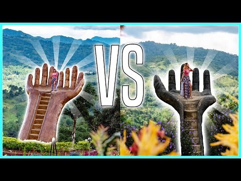 Which is better in CEBU CITY!? (Sirao Gardens GIANT hands)