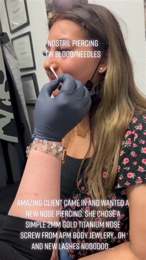 Professional Nose Piercing Experience & Aftercare Tips