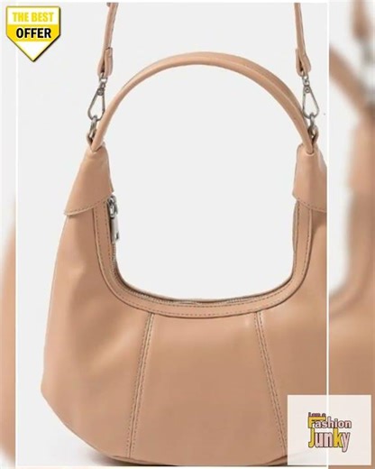 Fame Faux Leather Round Multi Panel Hand Bag