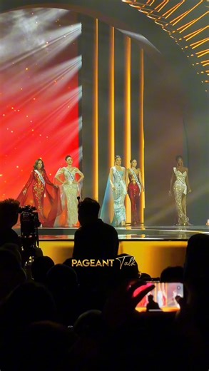 That unforgettable moment when the Miss Universe Top 5 take the stage. #MissUniverse2025 | Pageant Talk