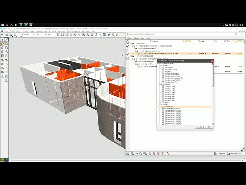 Les fonctionnalités et l'automatisation des métrés d'ArchiTECH.PC et de KutchCAD