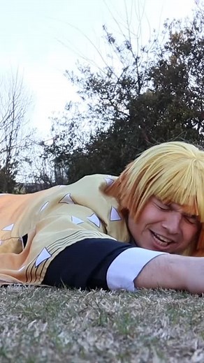 Zenitsu finds Nezuko Multiverse #nezukochan #zenitsu #nezuko #demonslayer #anime #cosplay #WholeWheatPete @pasta.raven @merokothebunny @crazycraneladyy