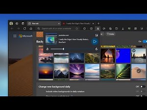 Edge's Global Media Controls also get Rewind & Fast Forward Buttons | New Background Images