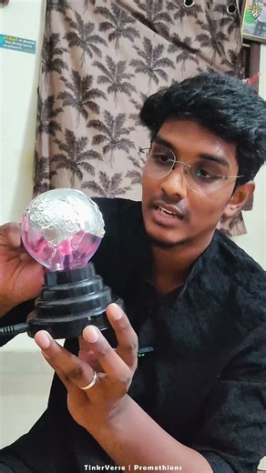 Plasma Globe 🌎 || Experiment using plasma ball tamil #experiements #science