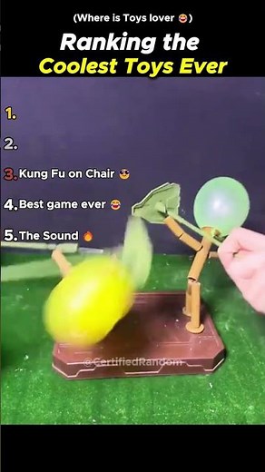 Ranking the Coolest Toys Ever 🔥