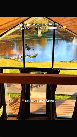 Leisure Lake Resort ☾ | Pocono Wedding Venue | Family Getaway on Instagram: "✨ Sometimes all you need is a quiet escape with the one you love. Peaceful mornings, lake views, and cozy nights — that’s what the Poconos feel like. Leisure Lake Resort is the place where your soul and body find true rest. 🌿 Follow us for more romantic getaways and hidden cabin retreats. #LeisureLakeResort #RomanticEscape #PoconosGetaway #CozyRetreat #NatureLovers"