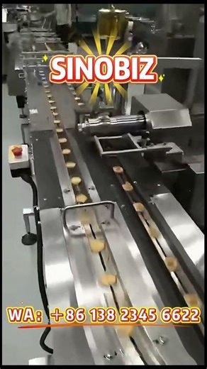 304 SS cookies packaging machine｜Food-grade, easy clean#304stainlesssteel#automaticpackagingline