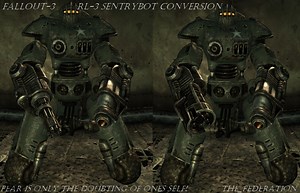 Fallout-3: RL3 SentryBot Conversion addon