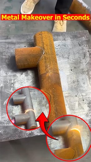 Laser That Cleans Metal Instantly #LaserTech #Innovation #fyp #Amazing #trending #viral #reels #fypシ゚viralシ2024 | Factx