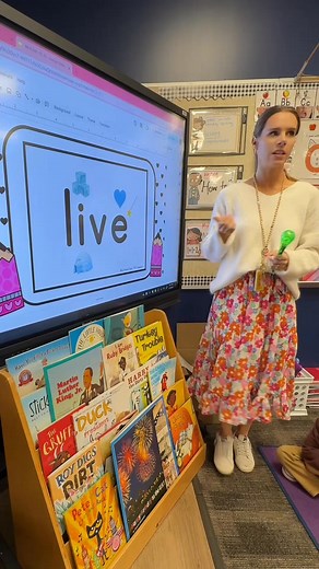 83K views · 1.1K reactions | Words •live and give•These word cards or can be used as slides (as shown) are linked in my TPT! “Word Study - Word Wall / Sound Wall”#kindergarten #reading #learntoread #scienceofreadinginstruction #learntowrite #teachingontiktok #teachingideas #phonics #teacheractivities #writingtips #english #elementaryschool #education | Mrs. Peters Class | Facebook