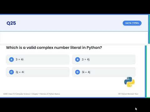 Chapter 1 - Review of Python Basics