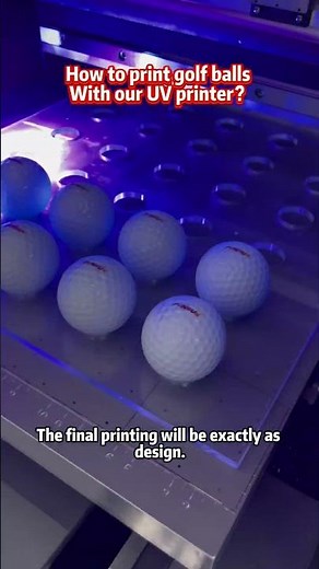 How to print golf balls with UV Printers?