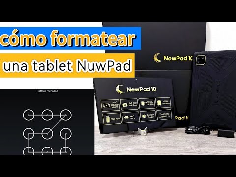 cómo formatear una tablet NewPad 10