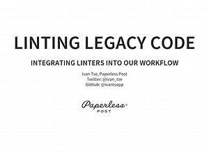 Linting Legacy Code