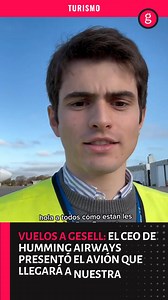 16K views · 202 reactions | Fran Errecart, dueño de la empresa que pronto comenzará a cubrir la ruta aérea entre CABA y Villa Gesell presentó en sus redes el nuevo avión de la compañía. “Nueva aeronave, nuevas frecuencias. ✈️”, posteó junto a un video, en el que agrega: “HUMMING AIRWAYS sigue creciendo para conectar más ciudades, industrias y oportunidades”. | MinutoG | Facebook