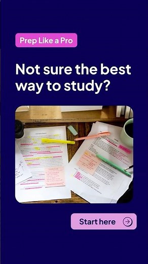 Not sure the best way to study? Try this ✅ | Prep Like a Pro​