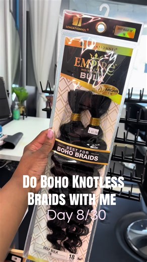 Do these Boho Knotless Braids with me 🌱 This is where it all started for me — braids, ambition & a comb ✂️ 5 months out from becoming a licensed cosmetologist 🎓 #bohoknotless #atlbraider #atlantabraider #braidersoftiktok #atlantahairstylist