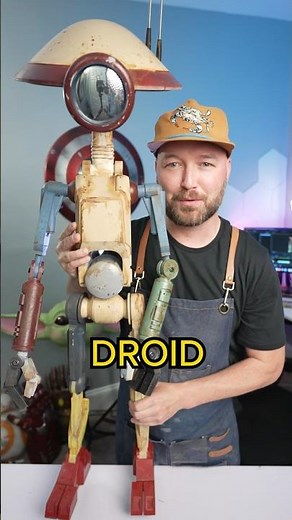 LET’S BUILD A PIT DROID! 🤖🤖🤖Full build video on my channel 🤘 #starwars #pitdroid #3dprint