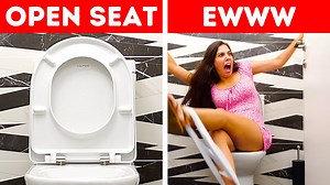 3.8M views · 93 reactions | Toilet tricks to avoid unfortable situations.  | 5-Minute MAGIC | Facebook