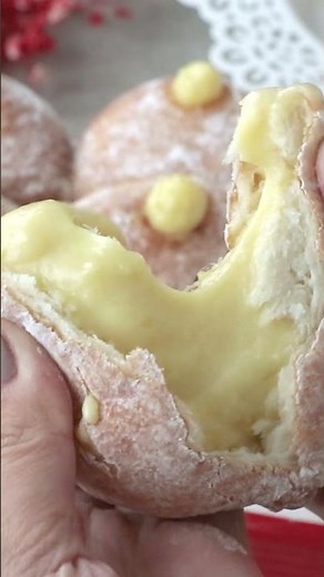 Bavarian Cream Doughnuts