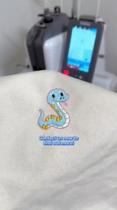 Watch the Brother PR1X 1-needle embroidery machine bring this cute snake design to life in stunning detail. 🐍 If you’ve been thinking about adding embroidery to your business, this is your sign! Turn your designs into professional-quality embroidery with ease. Contact us today to learn more. | Brother Singapore