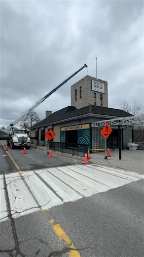 Welcome to a look at our White Water Walk job site from ground level👀