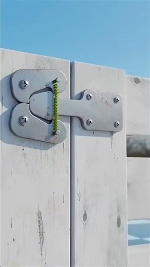 How to automatically lock the house gate