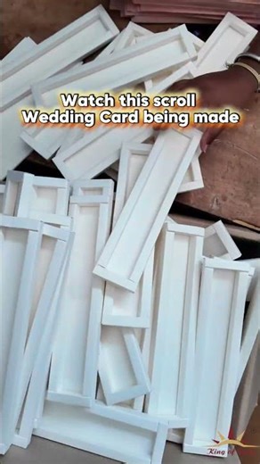 Wedding Card Making Process#kingofcards #makingprocess #invitationcards
