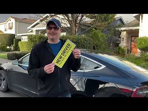 Rookios - New Driver Reusable Stickers - Installation