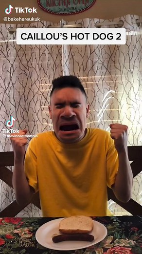 Caillou Hot dog 2 Long face