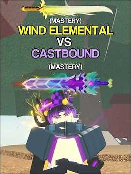 WIND ELEMENTAL ROD vs CASTBOUND - Who Wins? #fisch #shorts