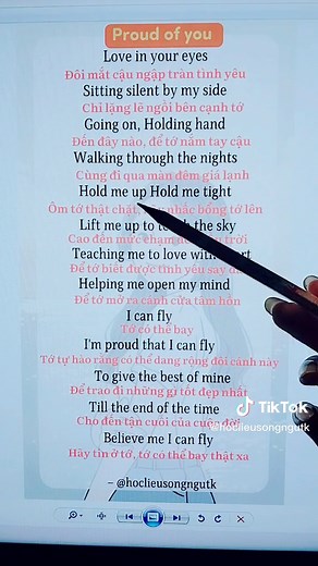 Proud of You - English Songs for Students | Lyrics Included