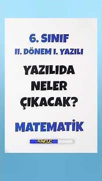 6th Grade Mathematics Nationwide Standard Exam Topics