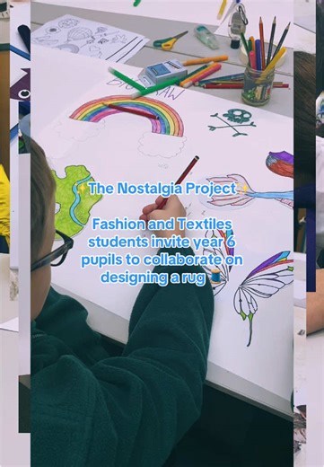 Nostalgia Project: Students Create Rug from Childhood Games