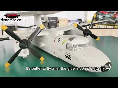 Dynam E-2C Hawkeye Unboxing & Assembly| Complete Process Revealed ✈️ | Must-Watch! #dynam #hawkeye