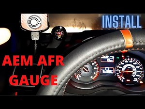 AEM AFR Gauge install (detailed) WRX 2019