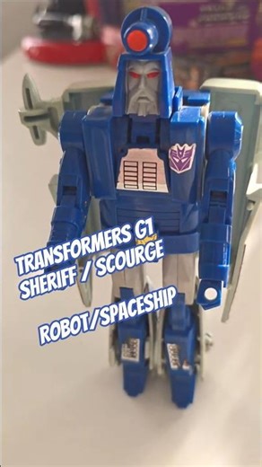 Transformers G1 - Distructor / Decepticon - Sheriff / Scourge - Gig Italia - Robot/Spaceship #toys