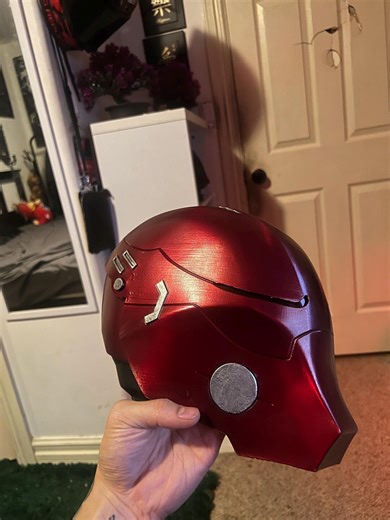Red Hood Arkham Knight HELMET V2. Painted and 3d Printed Ready to Wear. - Etsy UK