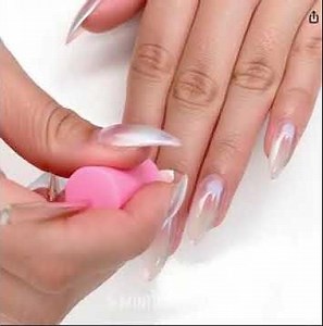 Artdone Iridescent Metallic Nail Powder | Chrome Mirror Nails at Home | Easy Nail Art Tutorial