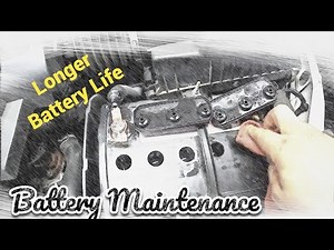 How To Check Battery Water Level & Refill