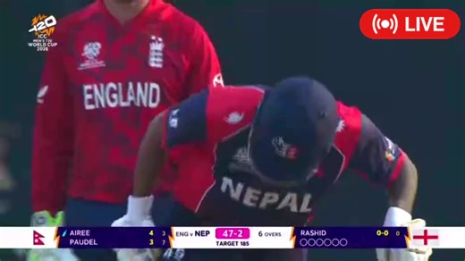 🔴England vs Nepal 𝗟𝗶𝘃𝗲 𝗠𝗮𝘁𝗰𝗵 𝗧𝗼𝗱𝗮𝘆 𝟮𝟬𝟮𝟱 🔴Eng vs Nep 𝗟𝗶𝘃𝗲 𝗠𝗮𝘁𝗰𝗵 𝗧𝗼𝗱𝗮𝘆 𝟮𝟬𝟮𝟱 Nepal PP1 37/1(4.0/20) CRR: 0.80 Nepal elected to field 🏏SIX...FOUR..SIX...FOUR...SIX..FOUR...SIX...FOUR..SIX🏏 #EngvsNep #cricket #EngvsNep #EnglandvsNepal #T20 #livecricket | live match