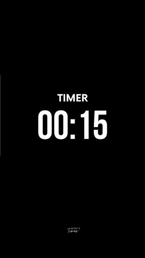 ⏱️ 15 SECONDS COUNTDOWN TIMER with Finish Alarm Sound 🔔⏰