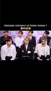 BTS 💜 (Describe Yourself in Three Words) 🫶🏻😊💜 #bts#ot7#btsshorts#btsarmy#trending#foryou#viral#views