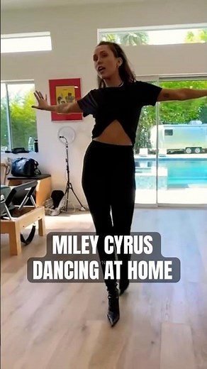 Miley Cyrus Dance Routine From Home — ICONIC Energy Only 🔥 | #shorts #mileycyrus
