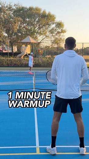 8.7K views · 59 reactions | 1 Minute Mini Tennis Warmup Get your...