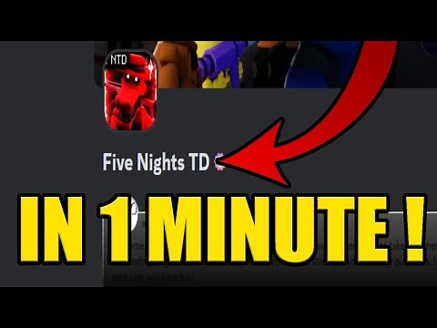 HOW to JOIN FIVE NIGHTS TD DISCORD SERVER ✅PC & MOBILE✅