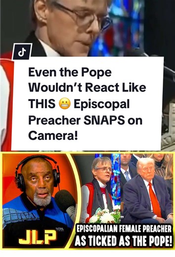 Even the Pope Wouldn’t React Like THIS 😬 Episcopal Preacher SNAPS on Camera! #jesseleepeterson #wokeculture #faithoverfear #raceandreality #christianconservative