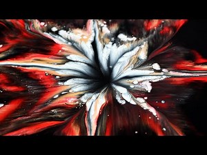 (827) Painting with Strainer, 3D printed cup and napkin ~ Acrylic pouring ~ Fluid art for beginners