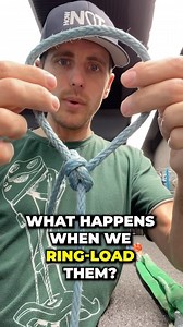 Is ring-loading a bowline ever a good idea? Get ropes at www.hownot2.store #knots #breaktest | How NOT 2