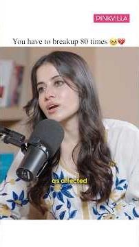 Uorfi Javed Says You Have to Break Up 80 Times to Move On 😳💔 #shorts #urfijaved #breakup #love